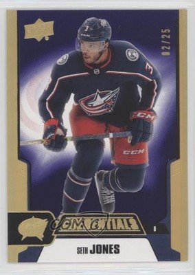 2019-20 Upper Deck Credentials Purple 2/25 Seth Jones #8 0c3