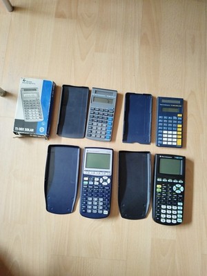 4 x Texas Instruments Taschenrechner Ti 30 x Solar, Ti 30, Ti 89, Ti 82 Stats