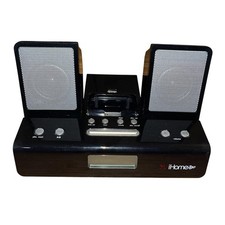 iHome iH26 Portable Speaker Dock iPod Alarm Clock Remote Travel Battery Powered