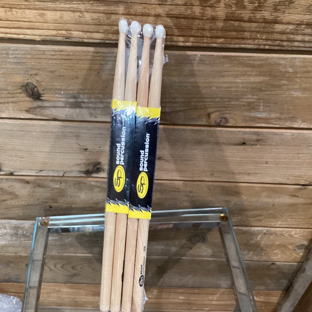 Sound Percussion Labs Hickory Drumsticks 4-Pack 5BN Wood New