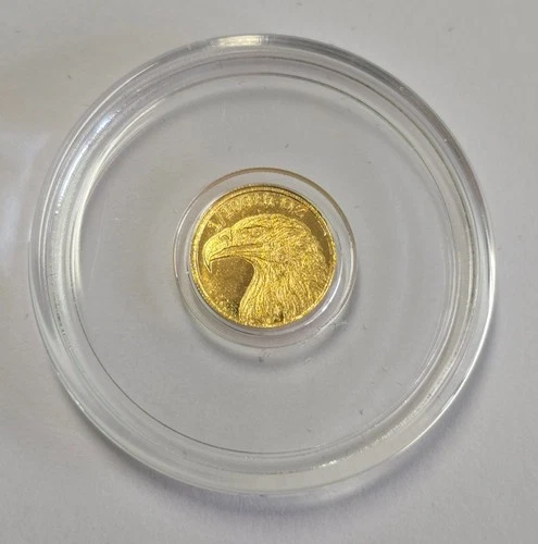 Monarch Eagle American Flag 1/100 Ounce .9999 Gold Coin