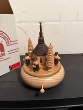 Erzgebirge M&Uuml;LLER Seiffen / Kirche Kurrende Esche / Spieluhr / Spieldose / Top