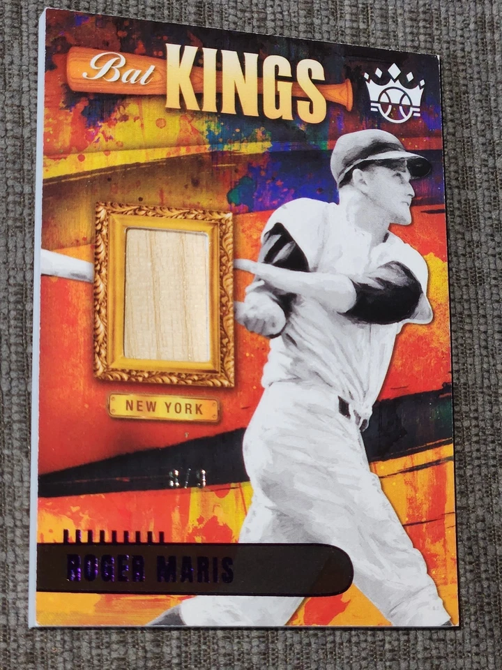 Taco usado 2022 Panini Diamond Kings /9 Bat Kings Roger Maris jogo - Imagem 2 de 3