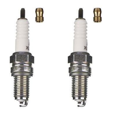 DENSO Zündkerze XU24EPR-U 2er Set (für: Indian Roadmaster Elite 1811 ABS 18 )