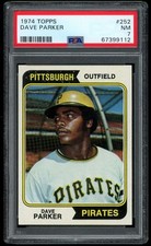 1974 Topps #252 Dave Parker PSA  7 RC Rookie Pittsburgh Pirates  (9112)