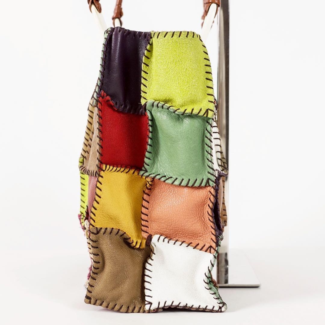 Jamin Puech Patchwork Design Tote Bag Leather Mul… - image 18