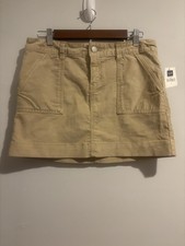 NWT Gap Limited Edition 1969 Skirt Women s Corduroy Mini Size 6 Khaki