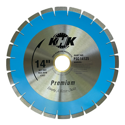 14'' Silent Core Blade Cutting Granite Stone Marble Concrete Bricks 60/50mm Arbor