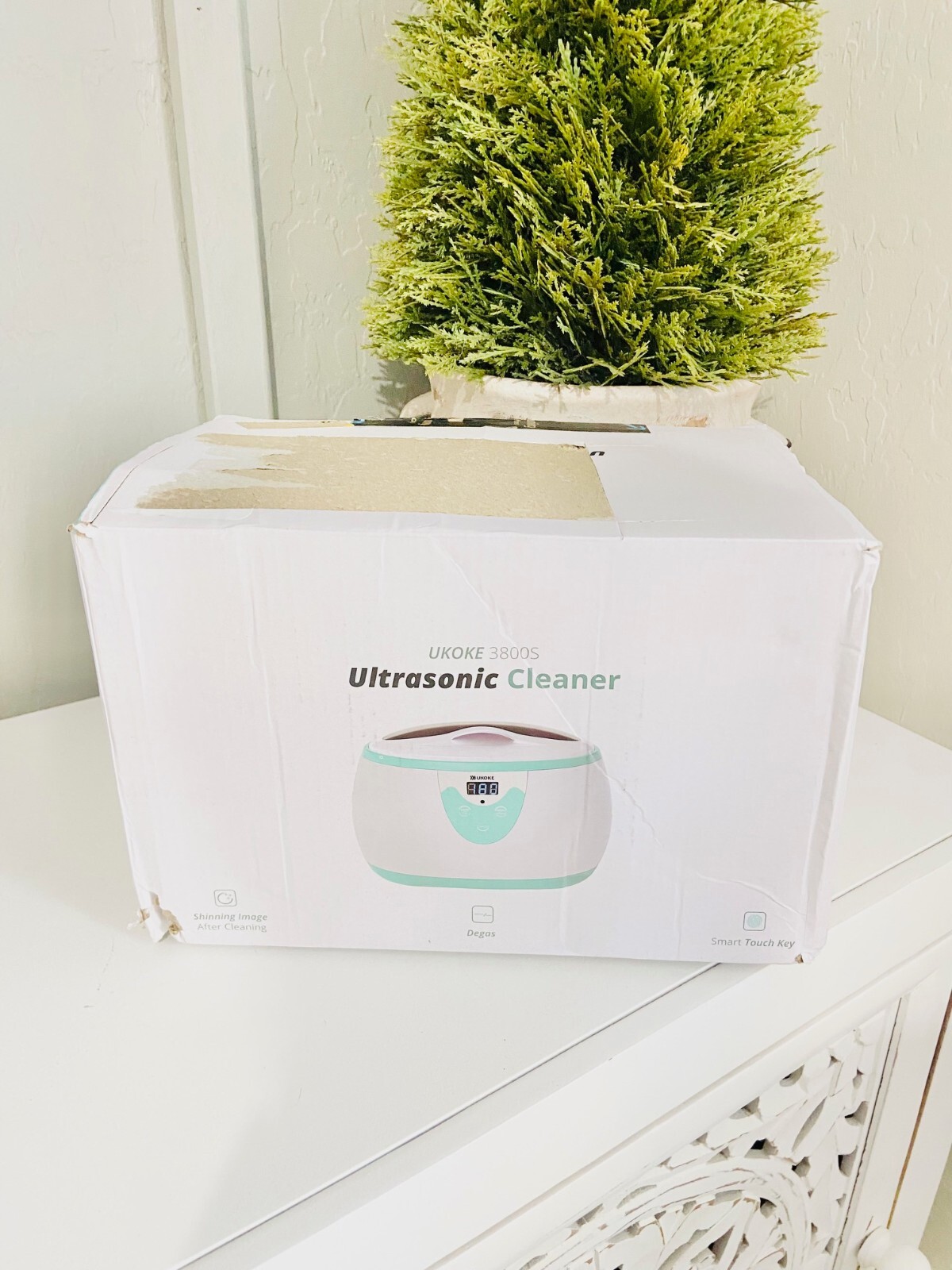 Ultrasonic Cleaner, UKOKE 3800S Professional Ultrasonic Jewelry Cleaner