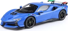 Ferrari SF90 XX Stradale Bleu de France in 1:18 scale by BBR