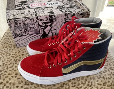 captain marvel vans mens