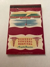 Matchbook Cover Matchcover US Military Kennedy General Hospital Memphis TN