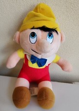 Vintage Walt Disney's Animated Film Classic Pinocchio Plush Stuffed Doll Toy 7"