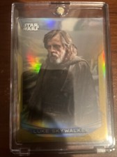 STAR WARS 2020 TOPPS CHROME PERSPECTIVES 6-R LUKE SKYWALKER GOLD REFRACTOR 26/50