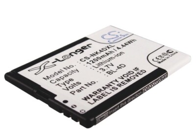 Battery For Nokia E5,E5-00,E7,E7-00,N8,N97 Mini,RM-555,T7 P/N: BL-4D