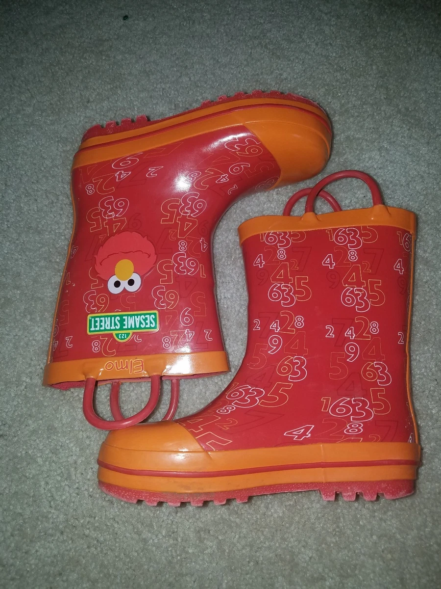 Sesame street rain best sale boots