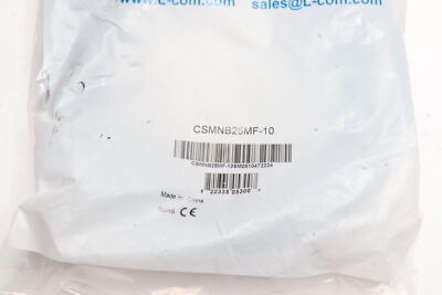 L-Com Computer Cable D Sub 25 Position Plug Black 10' CSMNB25MF-10