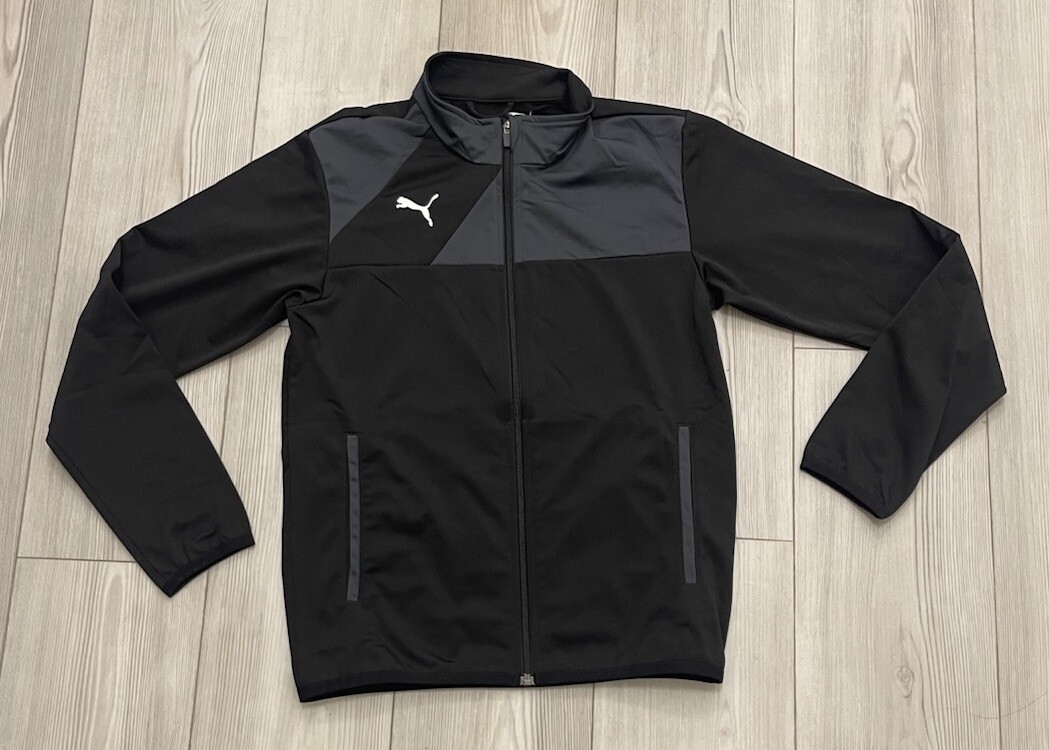 Мужская черная спортивная куртка Puma на молнии размер XXS 5590₽