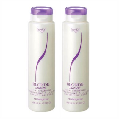 Tressa Blonde Blonde Miracle Silk Shampoo  13.5 oz (2 Pack)