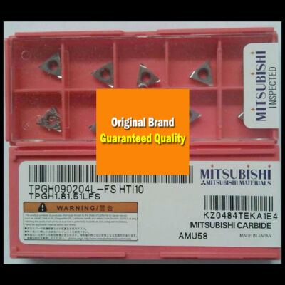 10PCS in BOX TPGH090204L-FS HTI10 TPGH1.81.51LFS Carbide Insert New / #E7