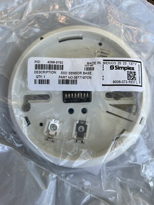 Simplex  New 4098-9792  Standard Base White