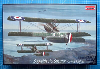 1/32 Sopwith 1 ½ Strutter Comic Fighter (Roden 637) New July 2023