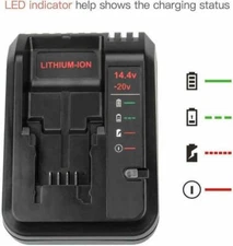 20V for Black and Decker 20 Volt MAX Lithium LBXR20 LB20 LBX20 Battery / Charger