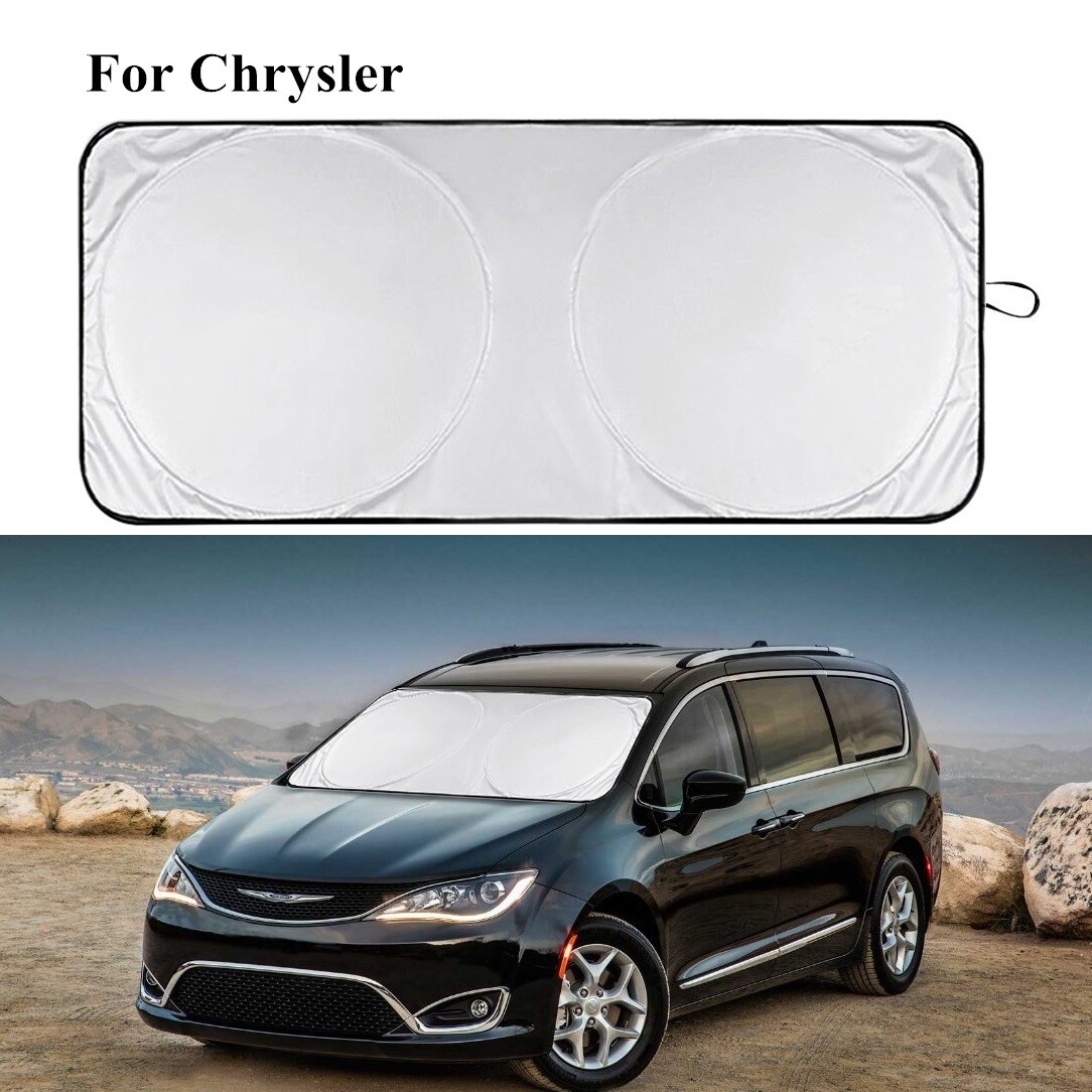 Chrysler Car UV Heat Block Windshield Sun Shade Visor Protector