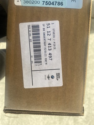 BMW X3 Rear Underride Guard OEM # 51127413497 for sale online | eBay 