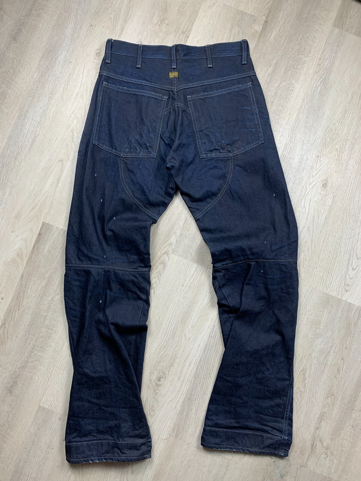G Star Raw Vintage Denim Double Knee Pants Jeans Size 30