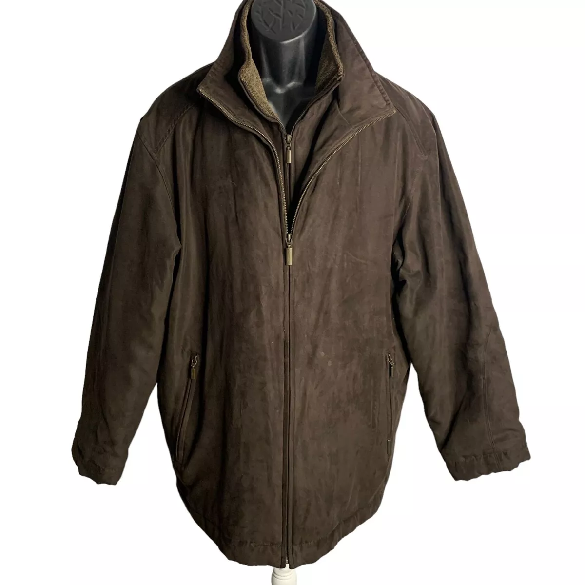 Weatherproof top suede jacket