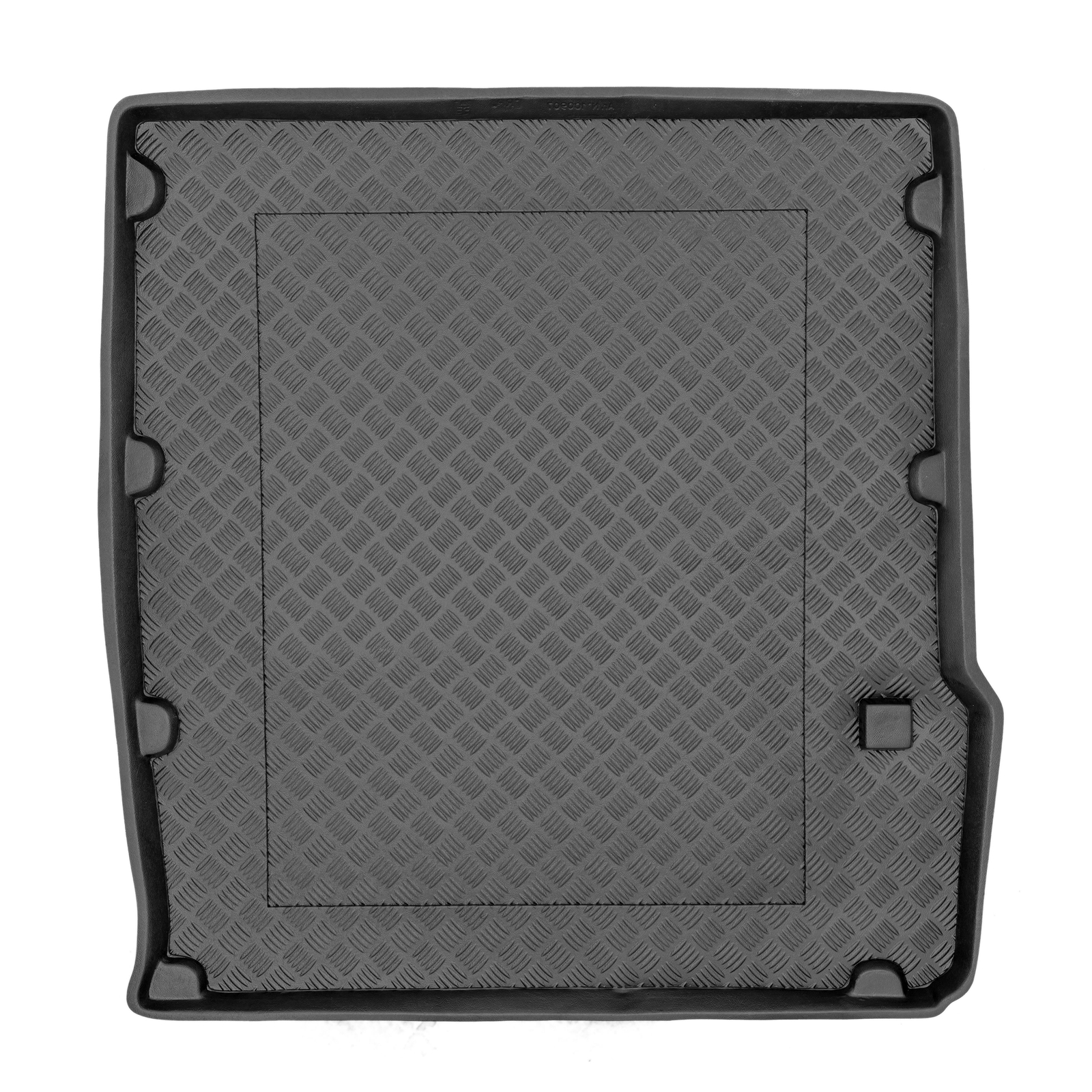 Tapis de coffre Rezaw-Plast premium pour Mercedes Classe E S210 finition PVC noir