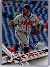 Arodys Vizcaino 2017 Topps #300 5x7 #2/49 Signed Auto Autograph Beckett Cert