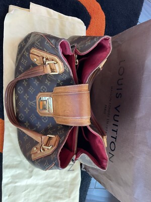 Louis Vuitton M55210 Monogram Griet Shoulder Tote Bag Brown