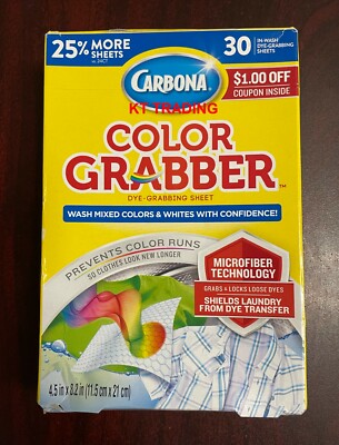 Carbona COLOR GRABBER Clothes Laundry MICROFIBER Dye-Grabbing Sheet GERMANY MADE
