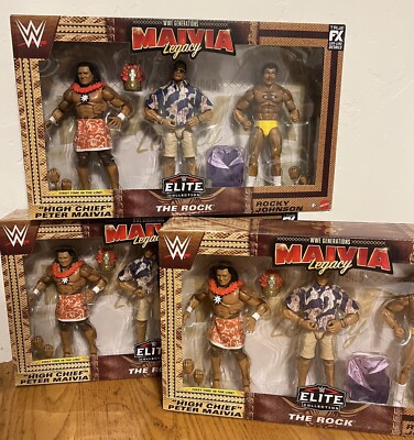 WWE Mattel Elite The Rock WWE Generations Maivia Legacy Exclusive Retail-74$