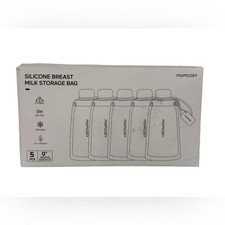 NEW Momcozy Silicone Breast Milk Storage Bags  5 Pcs