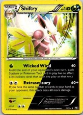Shiftry 11/114 Steam Siege Rare LP Pokemon TCG