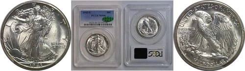 1943-S Walking Liberty Half Dollar   PCGS MS-66  CAC