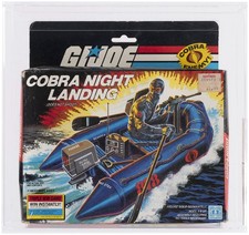 GI Joe 1985 Cobra Night Landing MIB MISB AFA 60