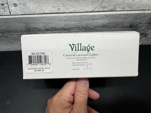 Dept 56 Village Carnival Carousel Light, Dickens Village Heritage # 56.52706 - Picture 7 of 7