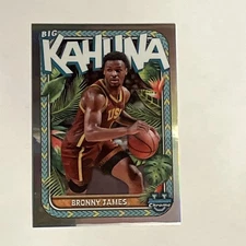 2023-24 Bowman University Chrome - The Big Kahuna Bronny James #BK-1 (RC)