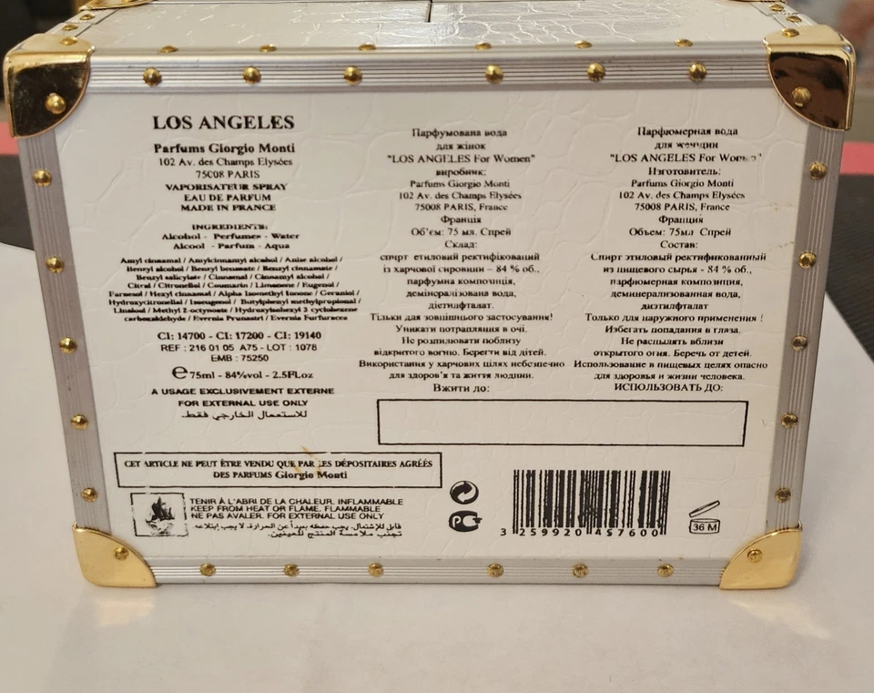 Los Angeles Giorgio Monti парфюмированная вода спрей 2,5 - Изображение 2 из 2