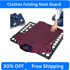 Clothes Folder Organiser T shirt Laundry Storage Clothing Tops Fold Neat Board