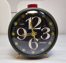 Seltener sowjetischer Wecker Jantar 4 Jewels 70er Jahre Made in USSR Wecker