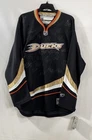 Reebok Anaheim Ducks NHL Jersey Black Autographed Team Signed NWT Size L
