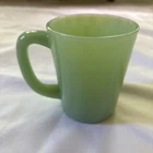 Vintage Mosser Jadeite Green Milk Glass Mug 11 OZ, EUC