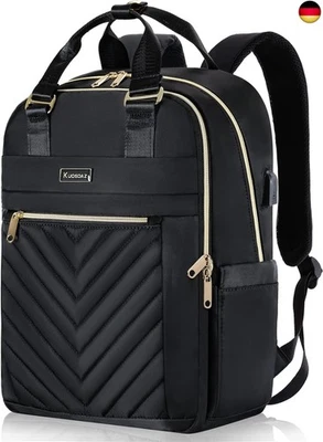 Liokesa Rucksack Damen, 15,6 Zoll Laptop Rucksack Schulrucksack Mädchen