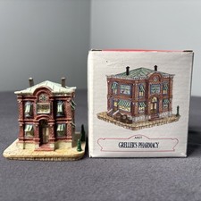 Vtg 1993 Liberty Falls AH27 Greller's Pharmacy The Americana Collection