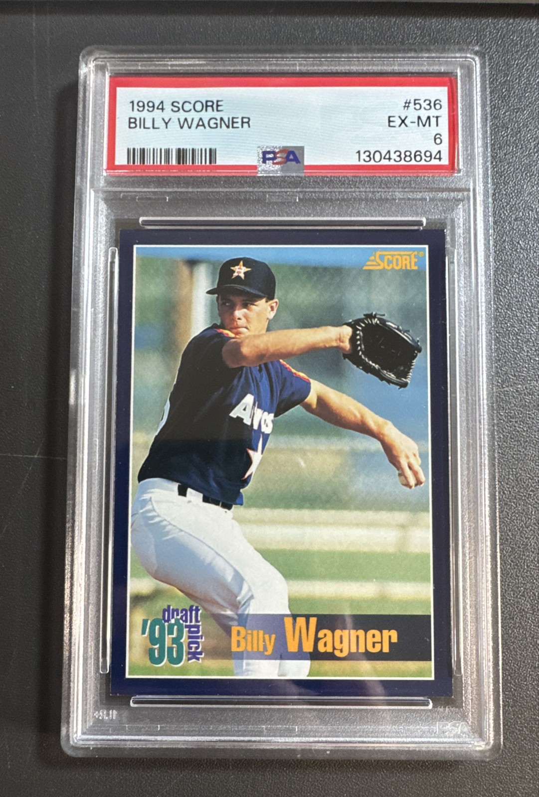 1994 Score - Billy Wagner #536 (RC)